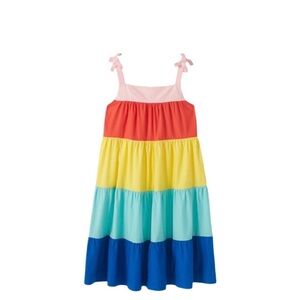 Hanna Anderson Colorblock Twirl Dress size 10